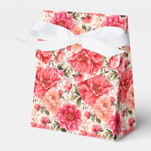 Pink Peonies Party Treat Box