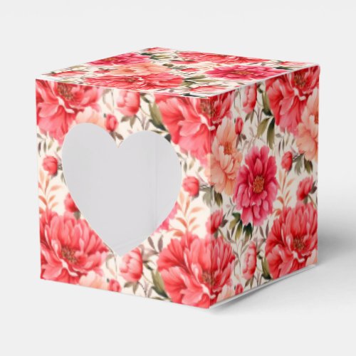 Pink Peonies Party Treat Box