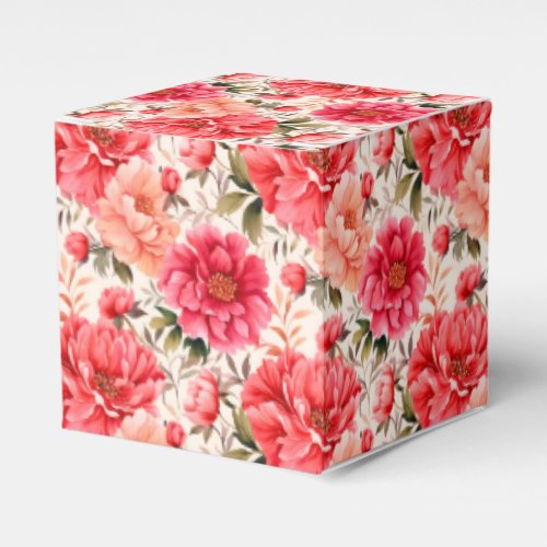 Pink Peonies Party Treat Box