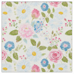 Pink Peonies Pattern Fabric