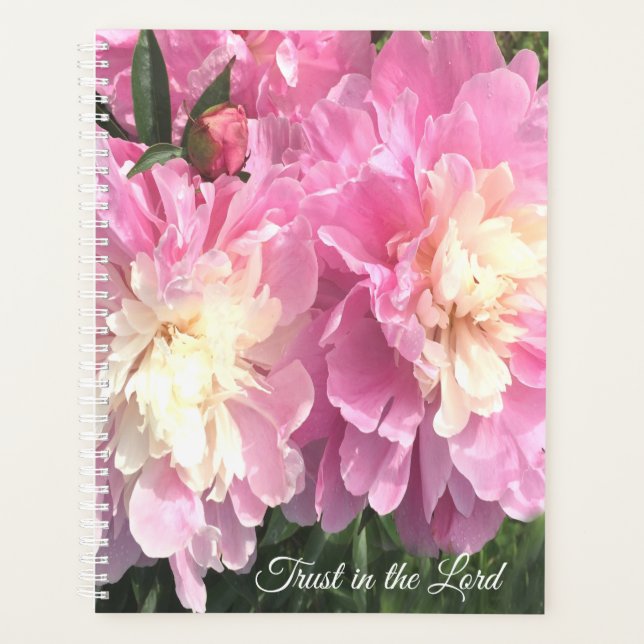 Pink Peonies Planner (Front)