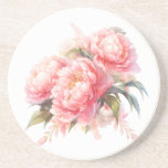 Pink Peonies Sandstone Coaster<br><div class="desc">Introducing our exquisite Sandstone Coaster adorned with delicate Pink Peonies – a perfect blend of functionality and beauty for your home decor. Crafted with care, these coasters showcase the natural elegance of sandstone while featuring a stunning arrangement of soft pink peony blossoms, adding a touch of timeless charm to any...</div>