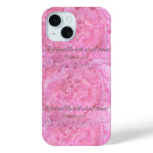 Pink Peony-A friend Loveth- iPhone / iPad case