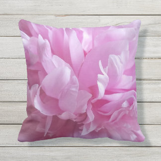 Pink Peony Beauty Outdoor Pillow
