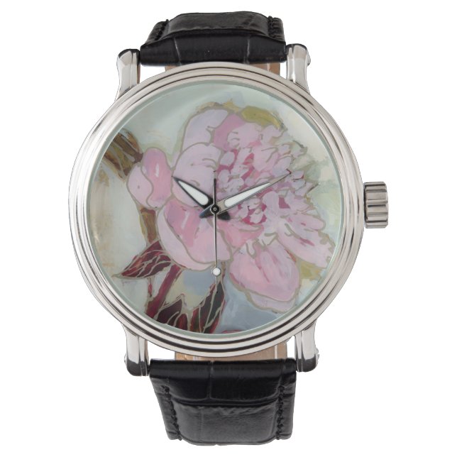 Pink Peony Blossom Watch (Front)