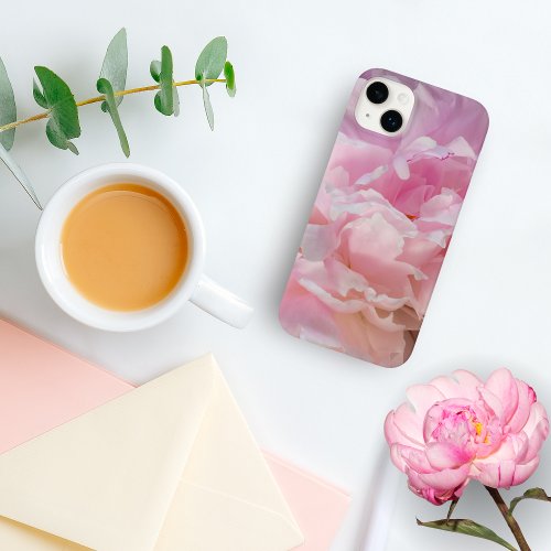 Pink Peony Blossoms iPhone  iPad case