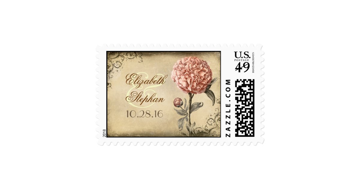 Vintage Wedding Stamps 9