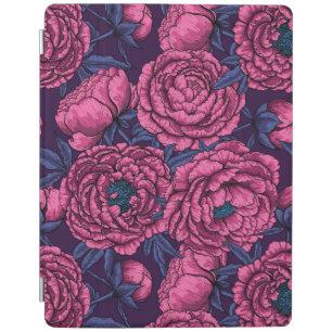 Pink peony bouquet iPad smart cover