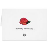 Pink Peony Card (Back Horizontal)