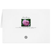 Pink Peony Cards (Back Horizontal)