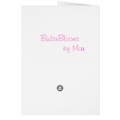 Pink Peony Cards (Back)