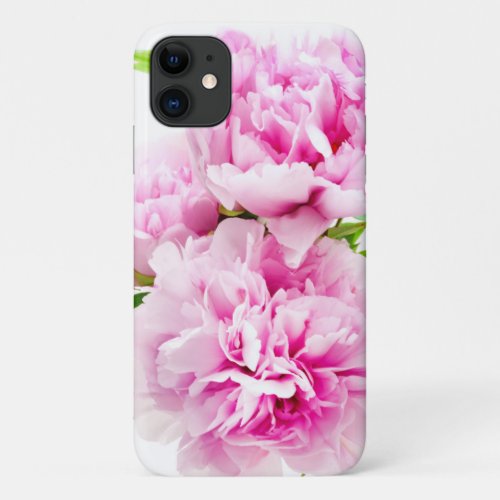 Pink Peony iPhone 11 Case