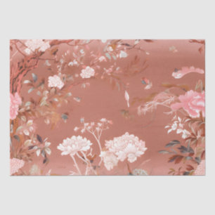 Pink Peony Chinoiserie Tissue Paper