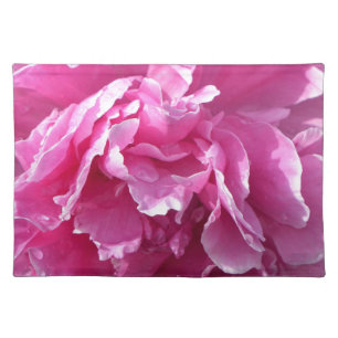 Pink Peony Cloth Placemat
