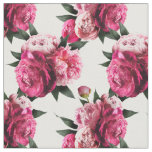 Pink Peony Fabric