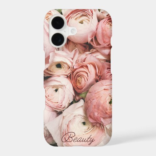Pink Peony Floral Phone Case