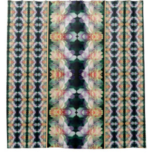 Pink Peony Flower Art Pattern Shower Curtain