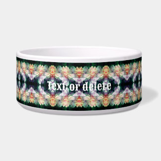 Pink Peony Flowers Multiplied Personalized Bowl