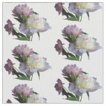 Pink Peony Flowers  Photo Custom  Fabric