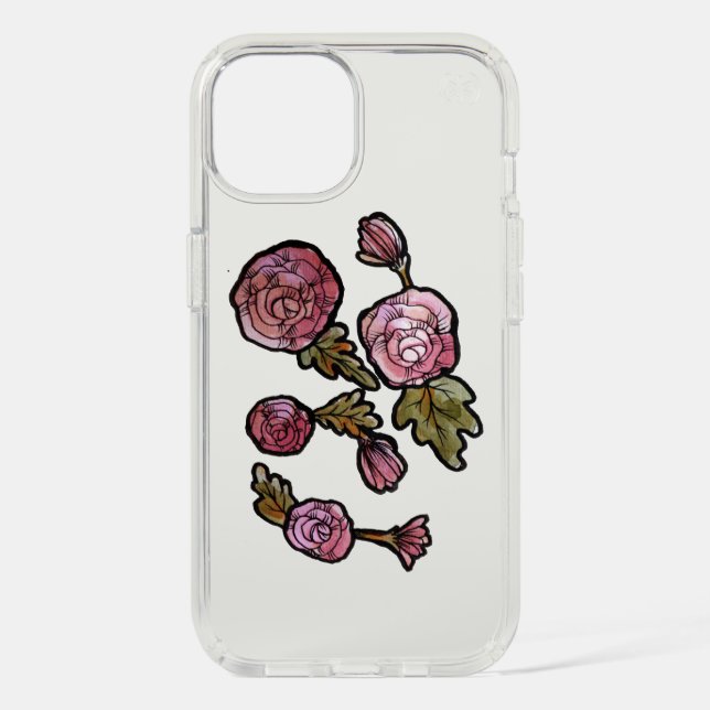 Pink Peony Flowers                                 Speck iPhone Case (Front)
