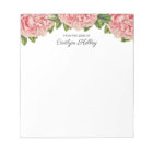 Pink Peony From the Desk of, Personalized
