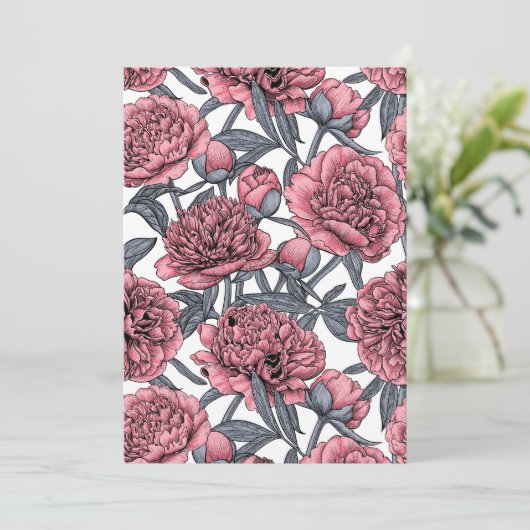 Pink peony garden (Standing Front)