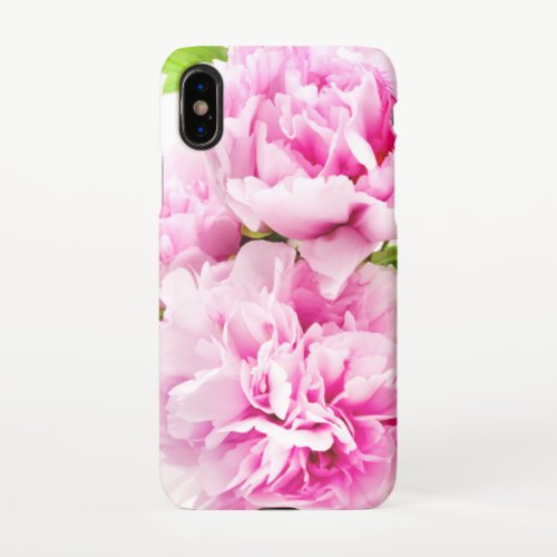 Pink Peony iPhone XS Case