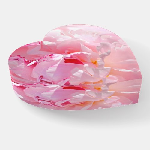 pink peony paperweight