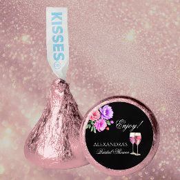 Pink Peony Petals and Prosecco Bridal Shower Favor