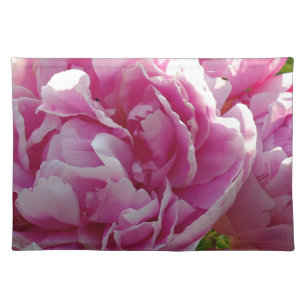 Pink Peony photo cottage farmhouse floral garden Placemat