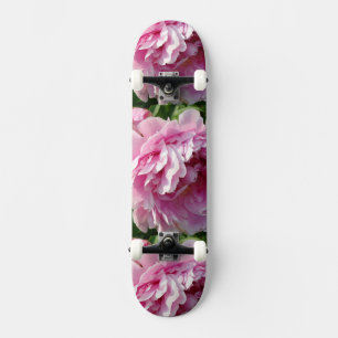 Pink Peony photo cottage farmhouse floral garden Skateboard Deck
