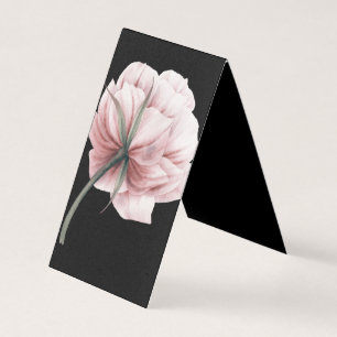 Pink peony,romantic flower pattern,chic,lovely business card