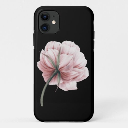 Pink peonyromantic flower patternchiclovelymod iPhone 11 case