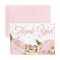 Pink Peony Rose Gold Baby Shower Thank You