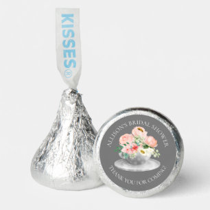 Pink Peony Tea Cup Bridal Shower Hershey®'s Kisses Kisses®