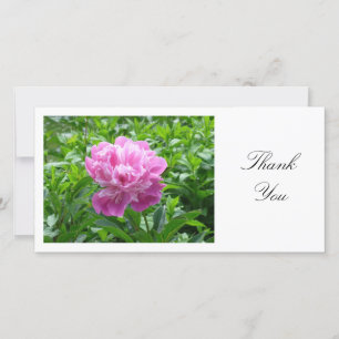 Pink Peony - Thank You Card