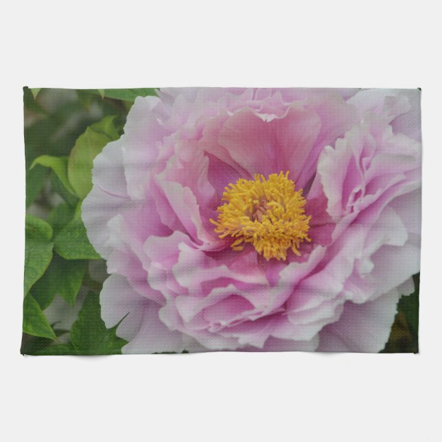 Pink Peony Towel (Horizontal)