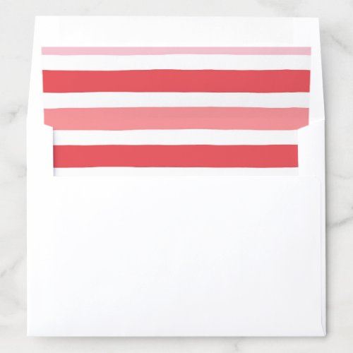 Pink Peppermint Holiday  Envelope Liner