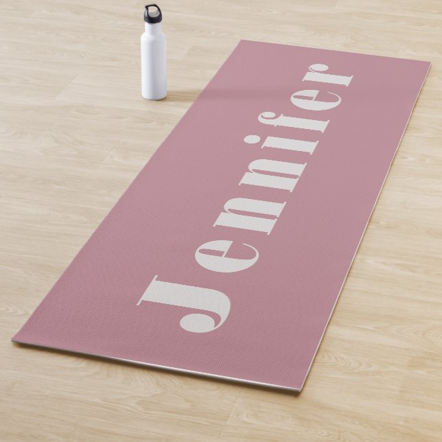 Pink Personalized and Name  Yoga Mat (In Situ)