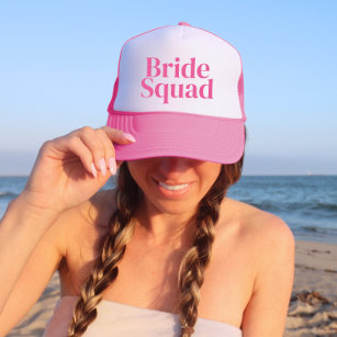 Pink Personalized Bachelorette Trucker Hat