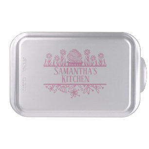 Pink Personalized Baking Cake Pan