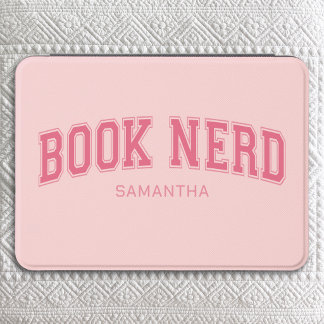 Pink Personalized Book Nerd Kindle Cover