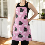 Pink Personalized Pet Photo Dog Lover Instagram Apron<br><div class="desc">Show off your love for your furry companion with the "Cute Custom Love Paw Print Dog Lover Pet Photo" design. This personalized product allows you to feature your favorite pet photo, creating a heartwarming tribute to your beloved dog. With an adorable paw print motif and customizable options, it's the perfect...</div>
