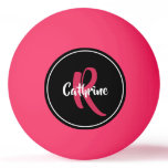 Pink Personalized Ping Pong Ball Pink Personalized Ping Pong Ball