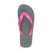 Pink Personalized Women's Flip Flops (Top)
