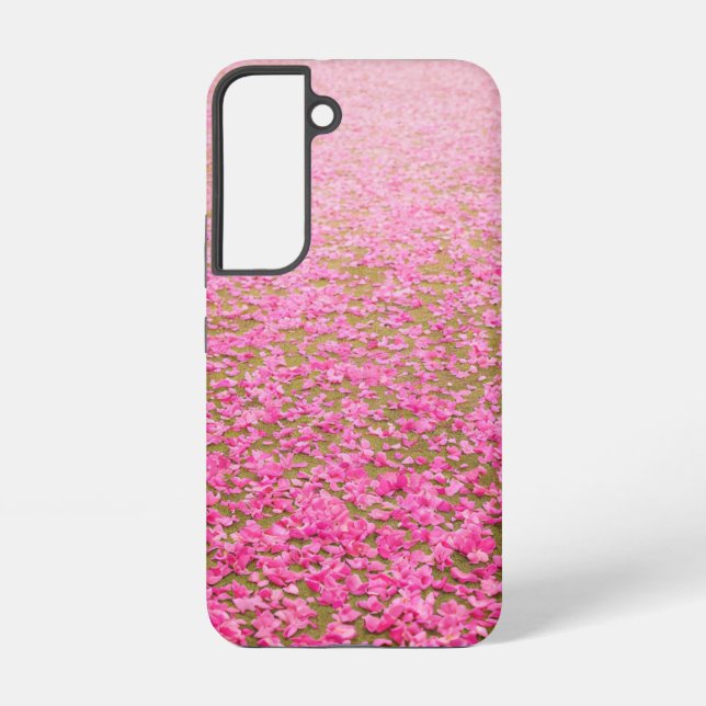 Pink Petal Carpet Samsung Galaxy Case (Back)