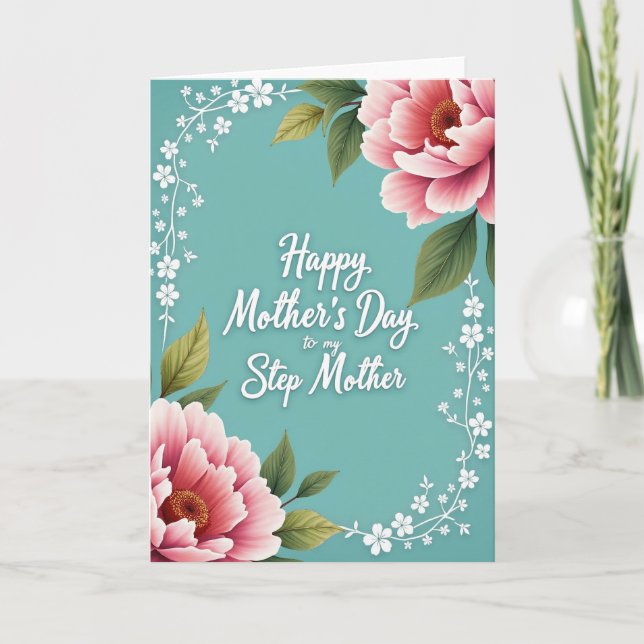 Pink Petal Mother Card (Front)