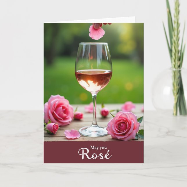 Pink Petal Mothers Day Card (Front)