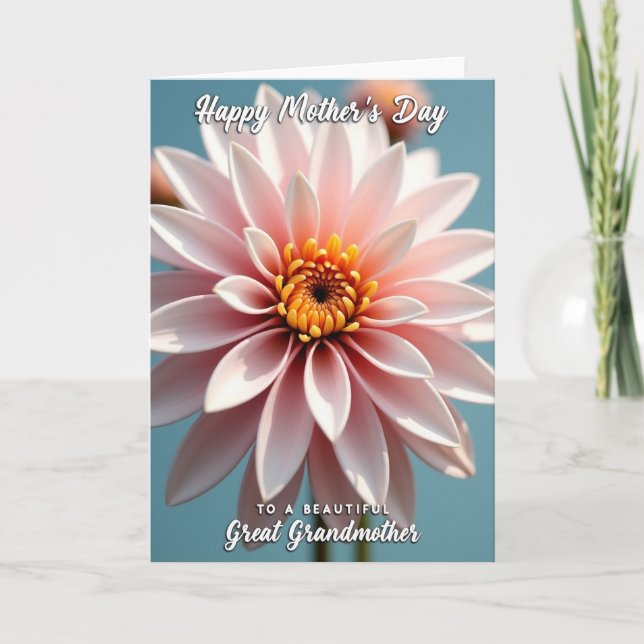 Pink Petal Mothers Day Love Card (Front)