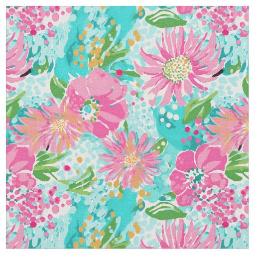 Pink Petal Play Fabric